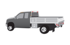 A service body allows you to convert your pickup into a work truck by replacing the bed with a combination of tool boxes to store essential gear for your line of work. These tool boxes can be configured a number of different ways and sometimes have racks on top for extra storage.